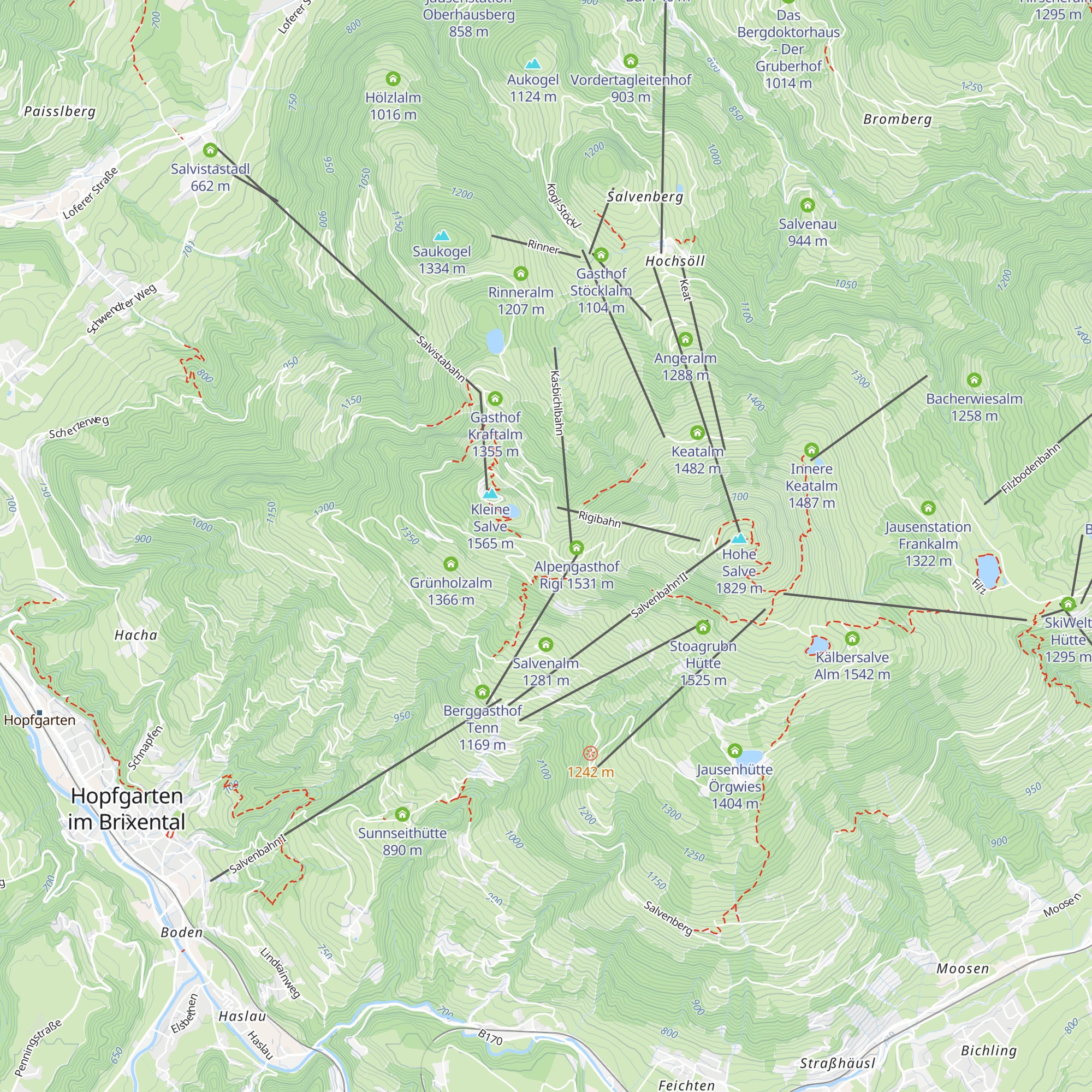 Jausenstation Kälberalm map