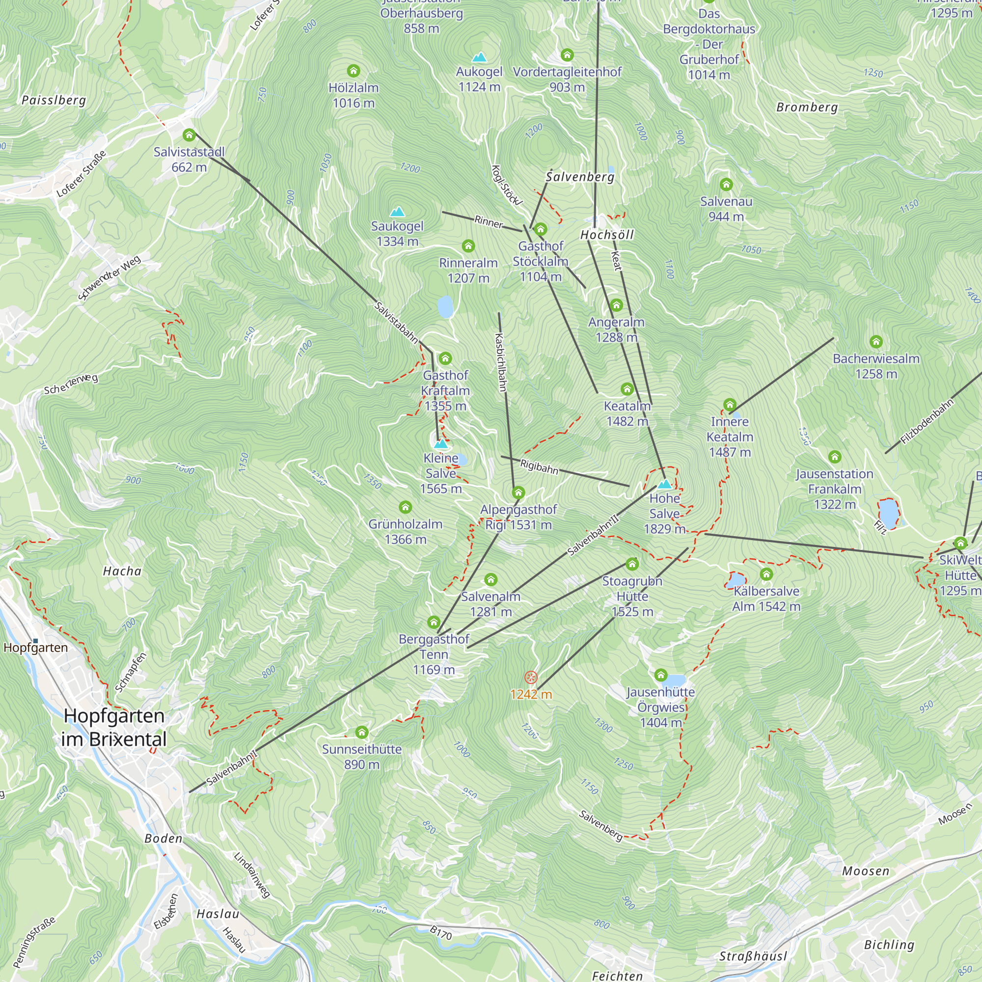 Jausenstation Kälberalm map