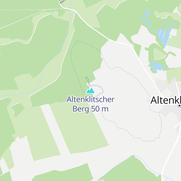 Map of Altenklitscher Berg