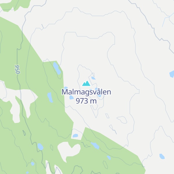 Map of Malmagsvålenstugan