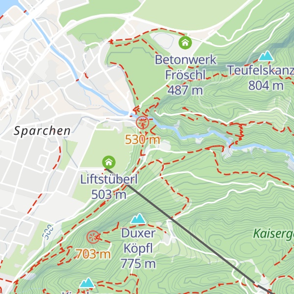 Map of Theaterhütte