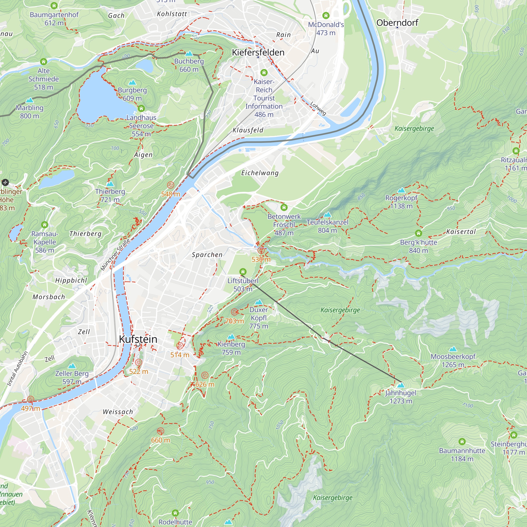 Theaterhütte map