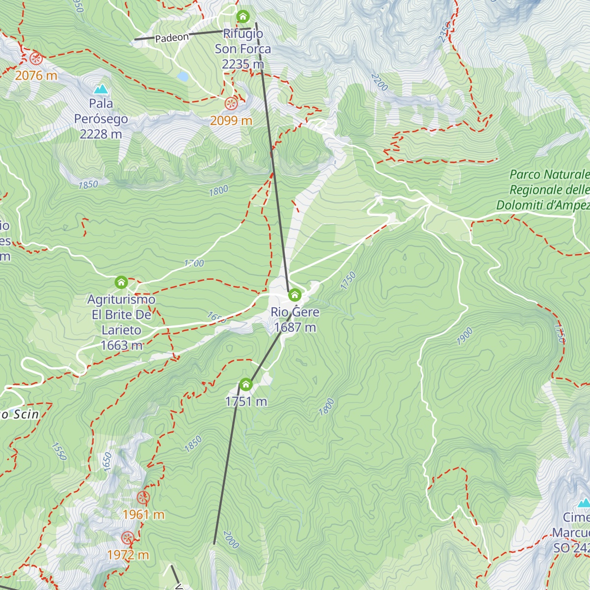 Rio Gere map