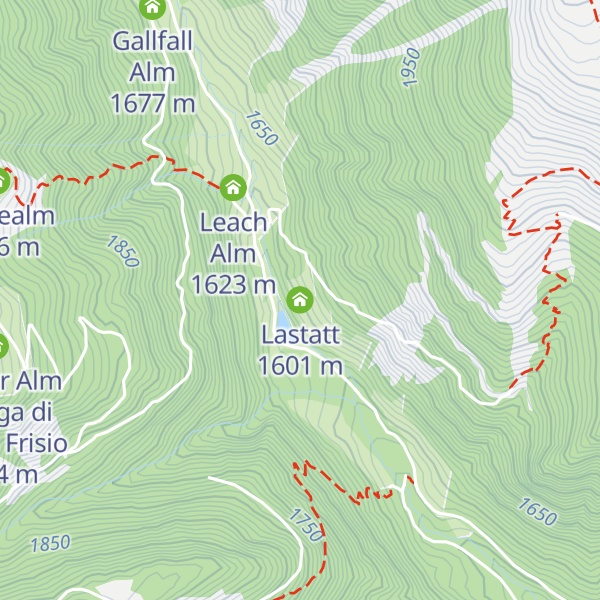 Map of Lastatt