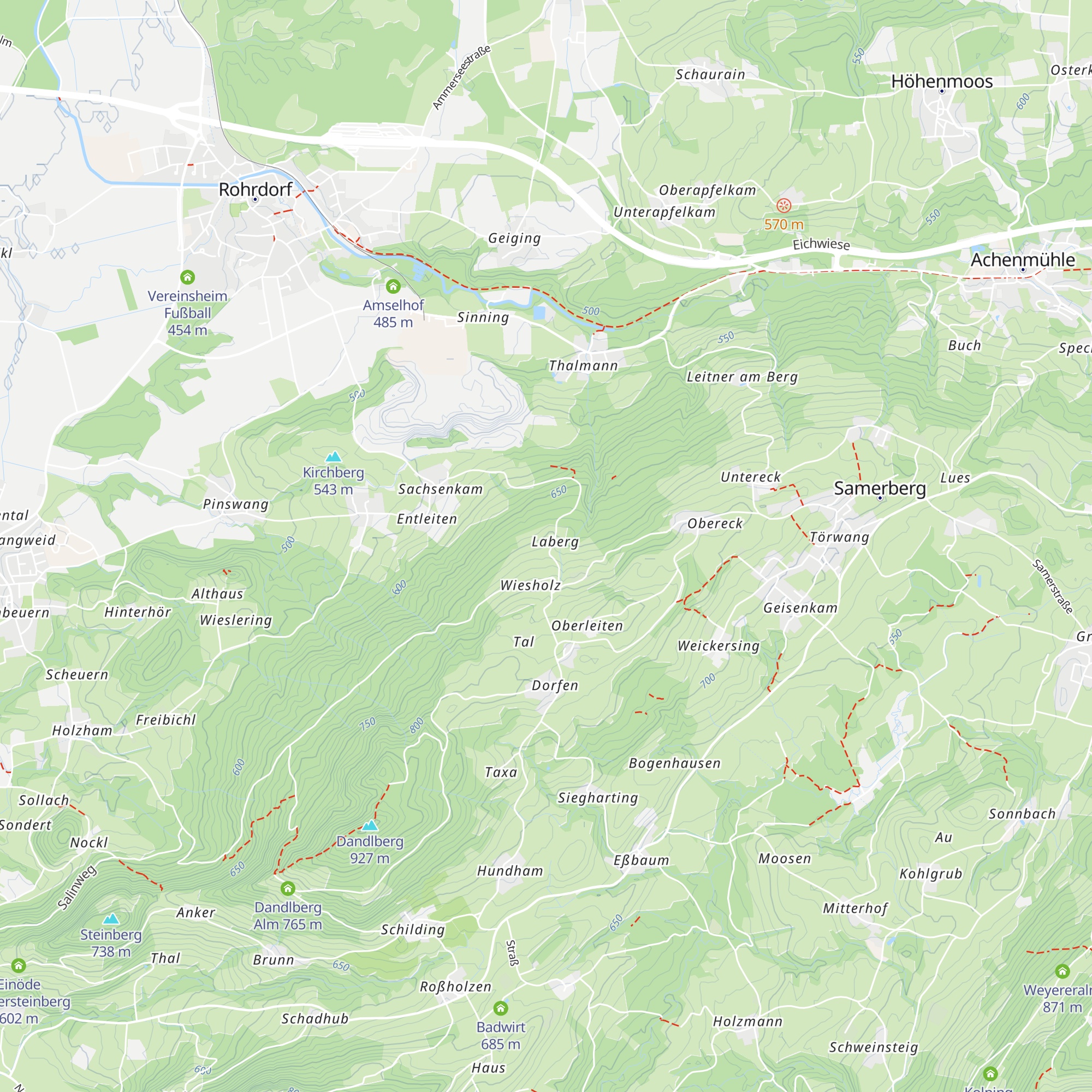 Beim Laberger map