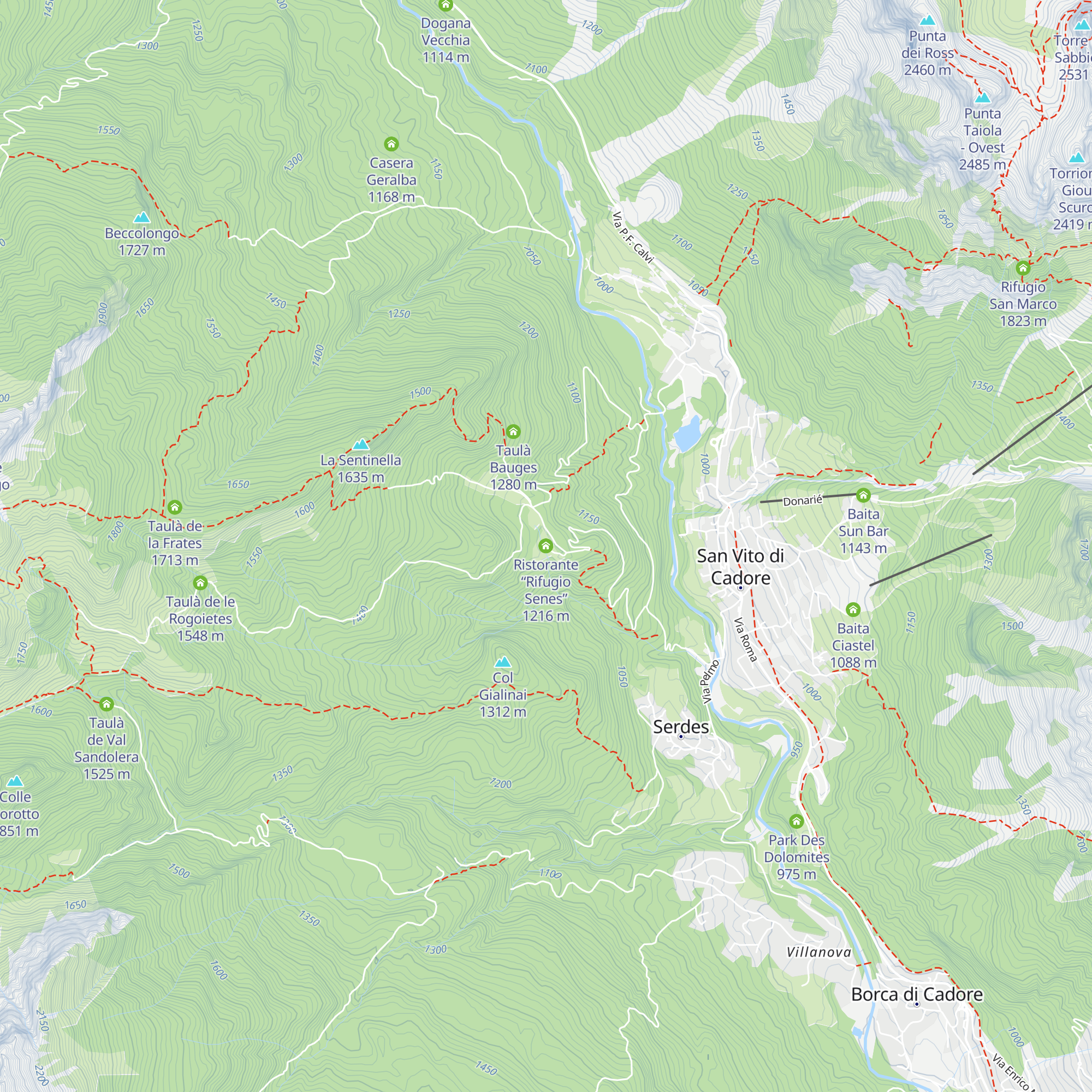 Ristorante “Rifugio Senes” map