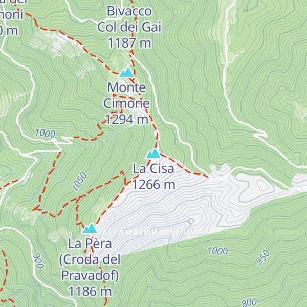 Map of La Cisa