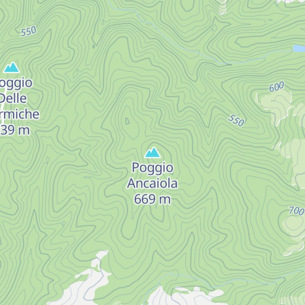 Map of Poggio Ancaiola