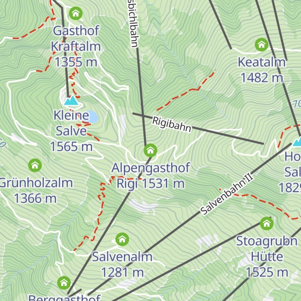 Map of Alpengasthof Rigi