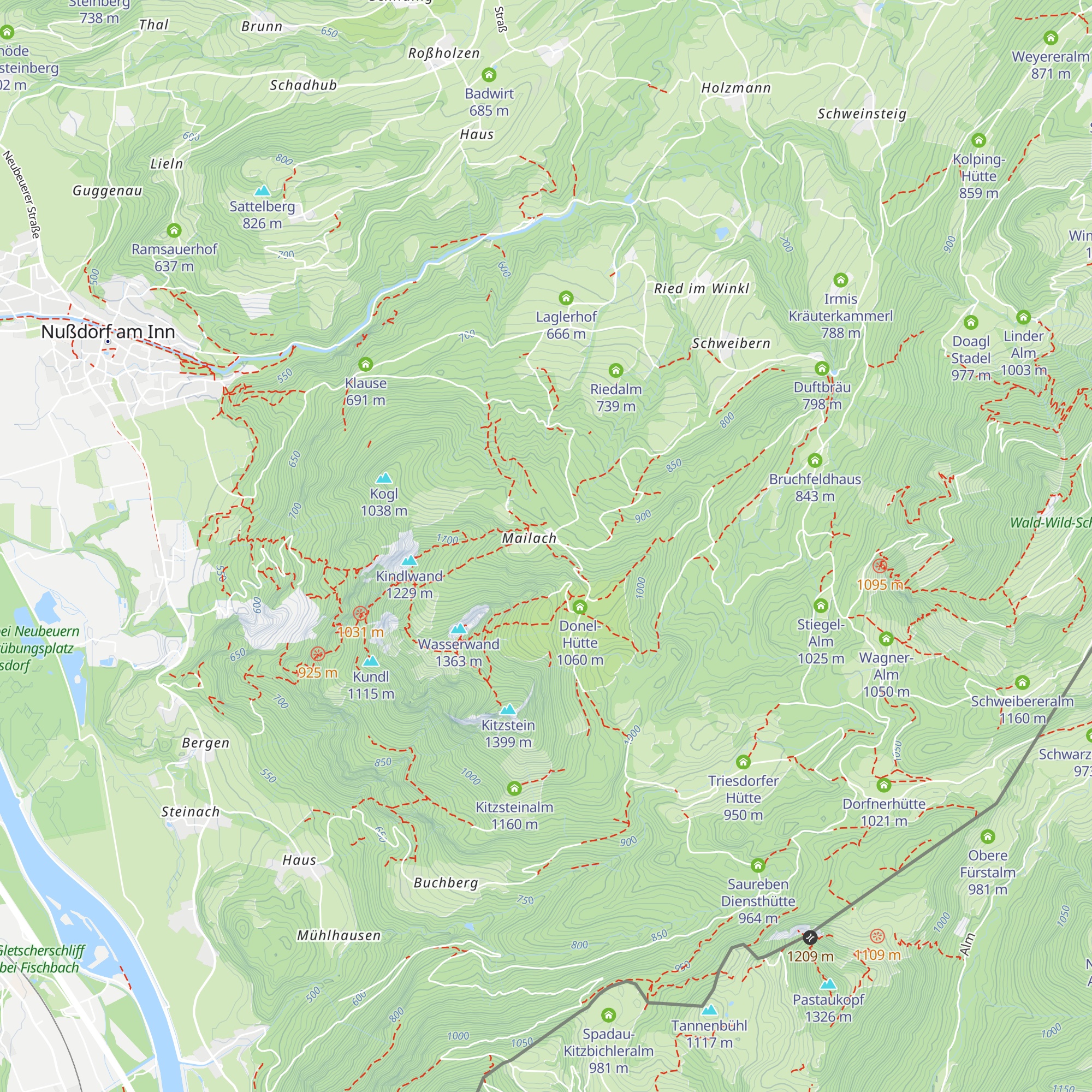 Jagdhaus map