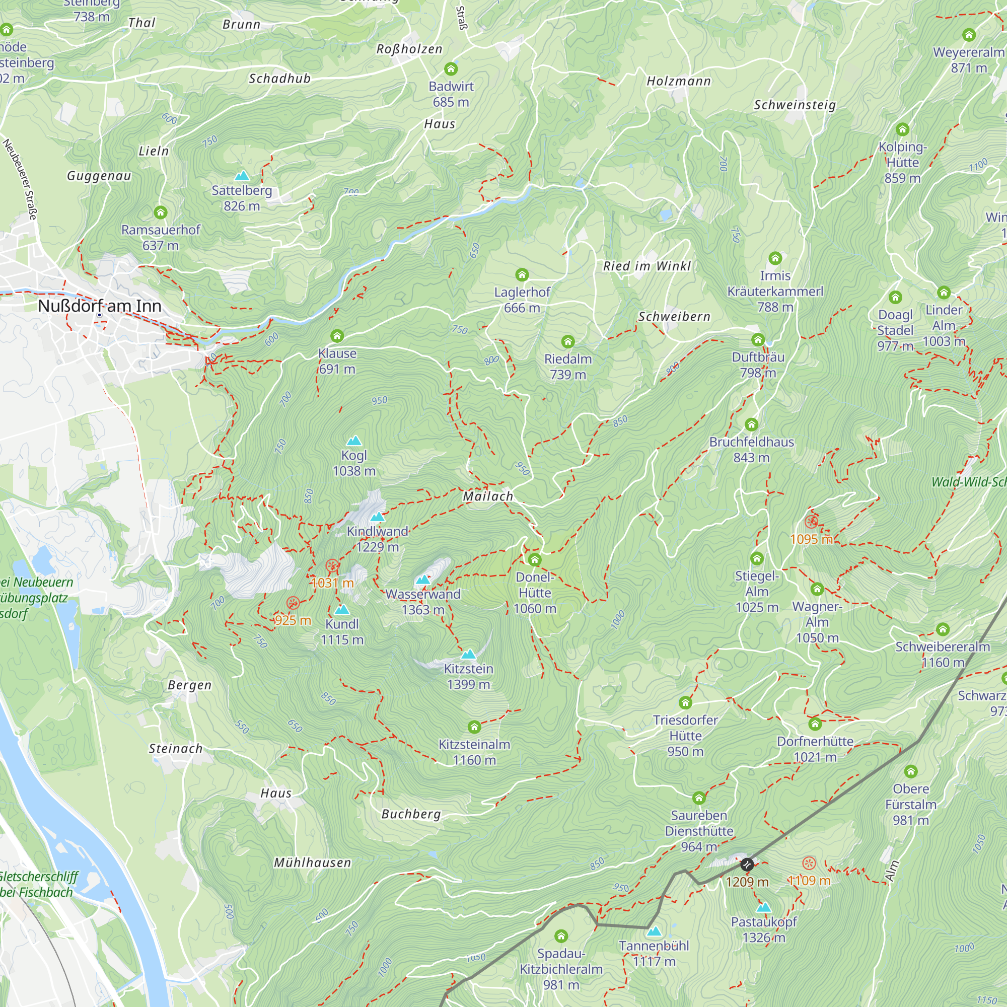 Jagdhaus map