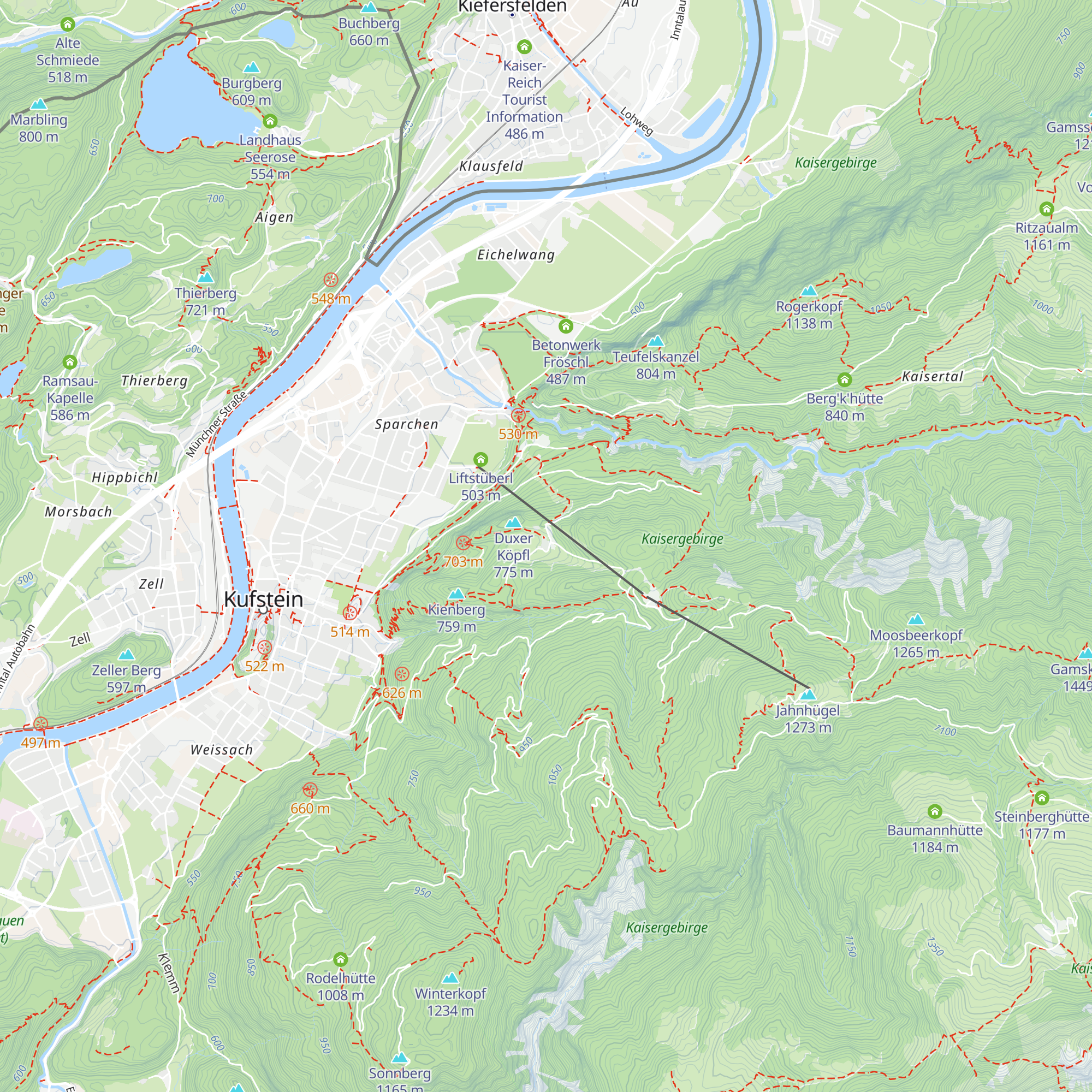 Berggasthof Hinterduxerhof map