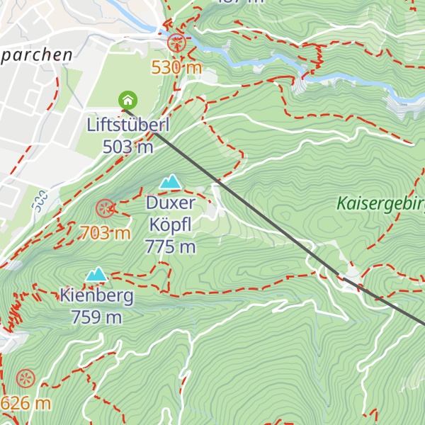 Map of Berggasthof Hinterduxerhof