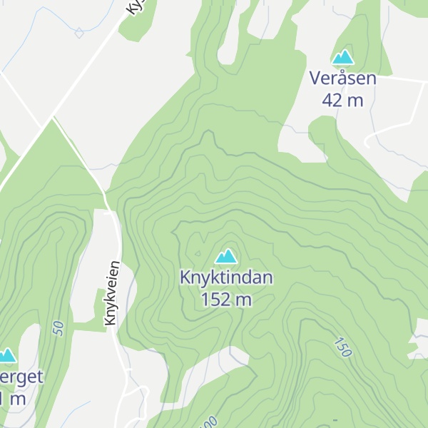 Map of Fagerdalsheia