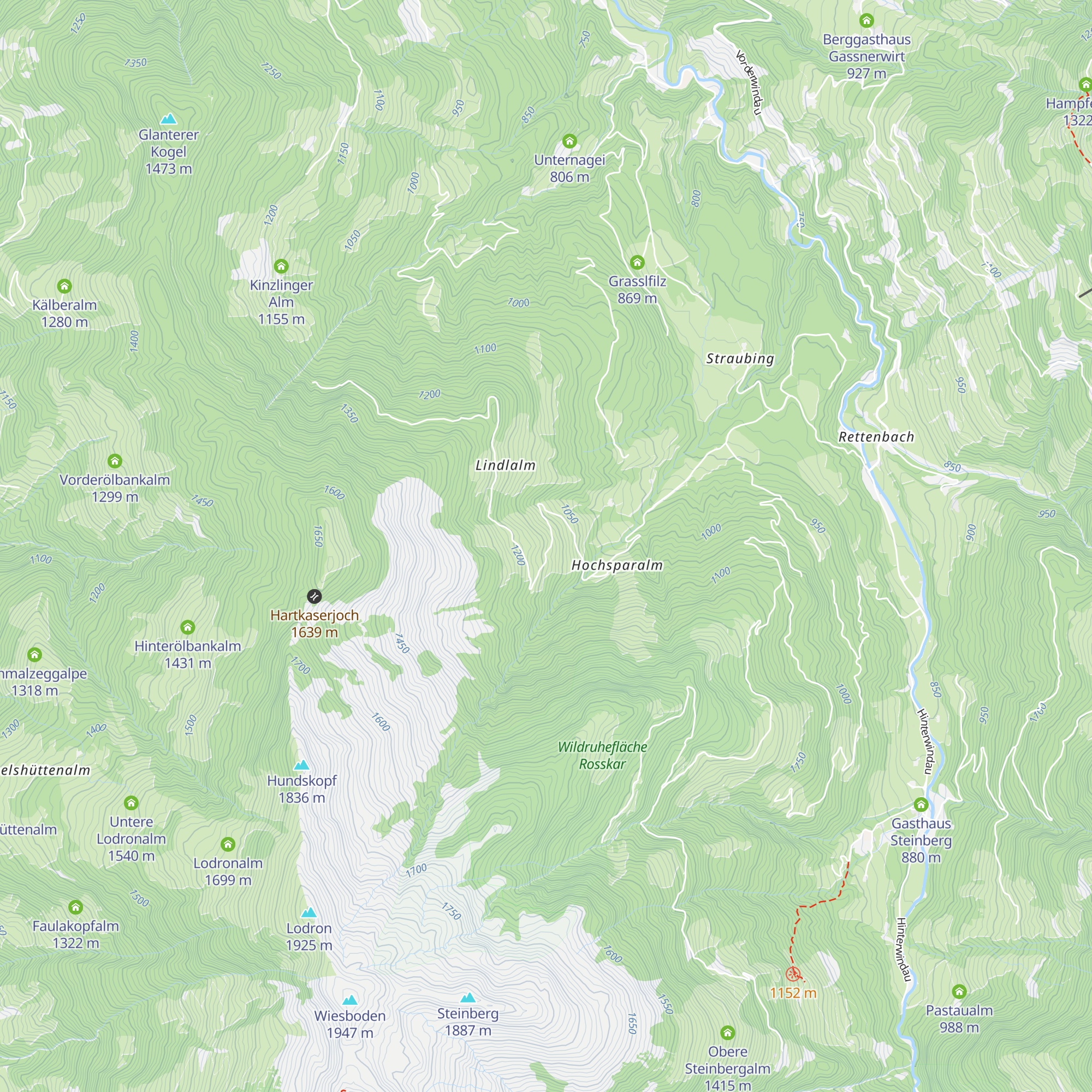 Scharlingtal map