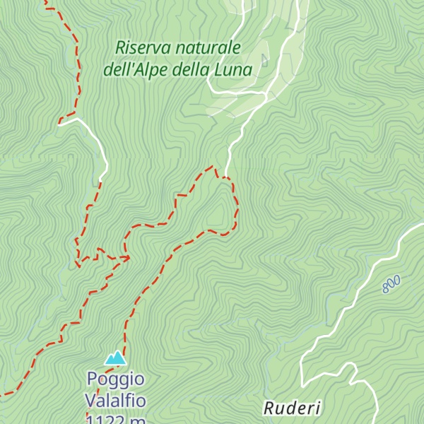 Map of Poggio Ciabattine