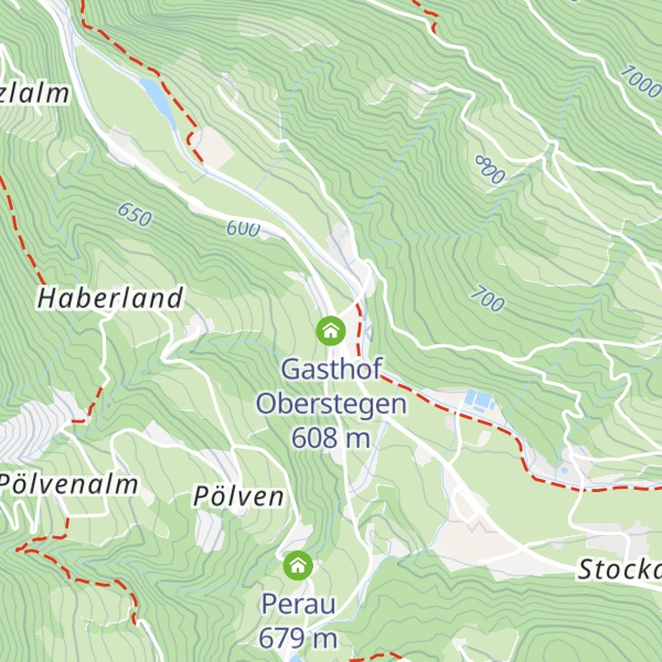 Map of Gasthof Oberstegen