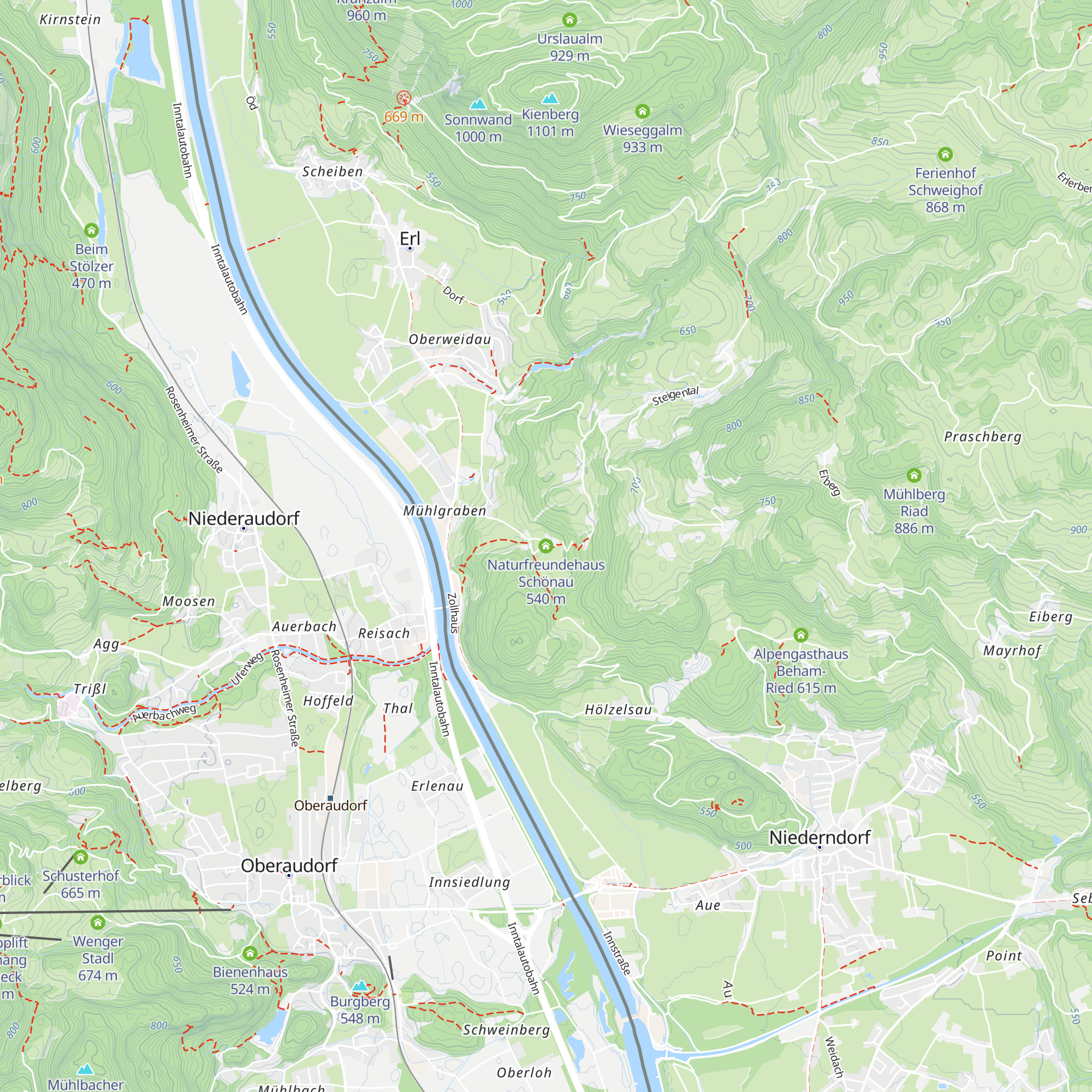 Naturfreundehaus Schönau map