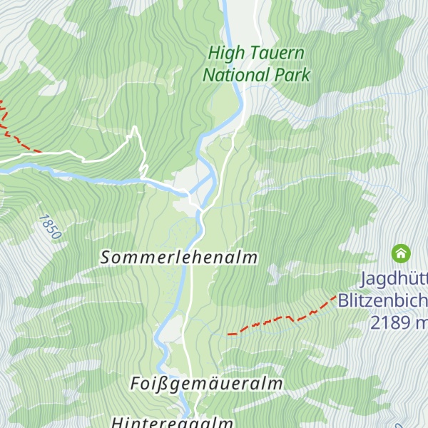 Map of Blitzebbichlalm