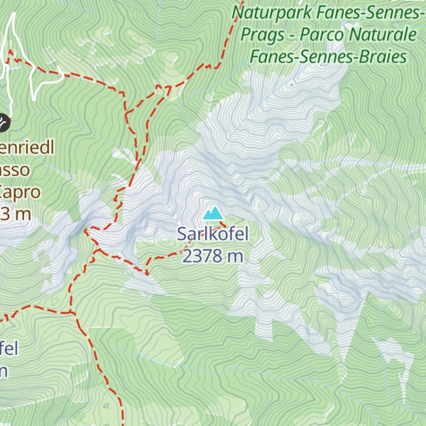 Map of Sarlkofel