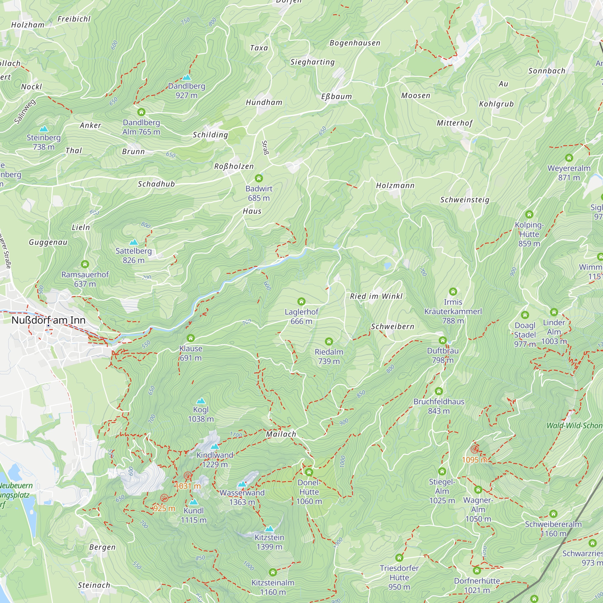 Laglerhof map