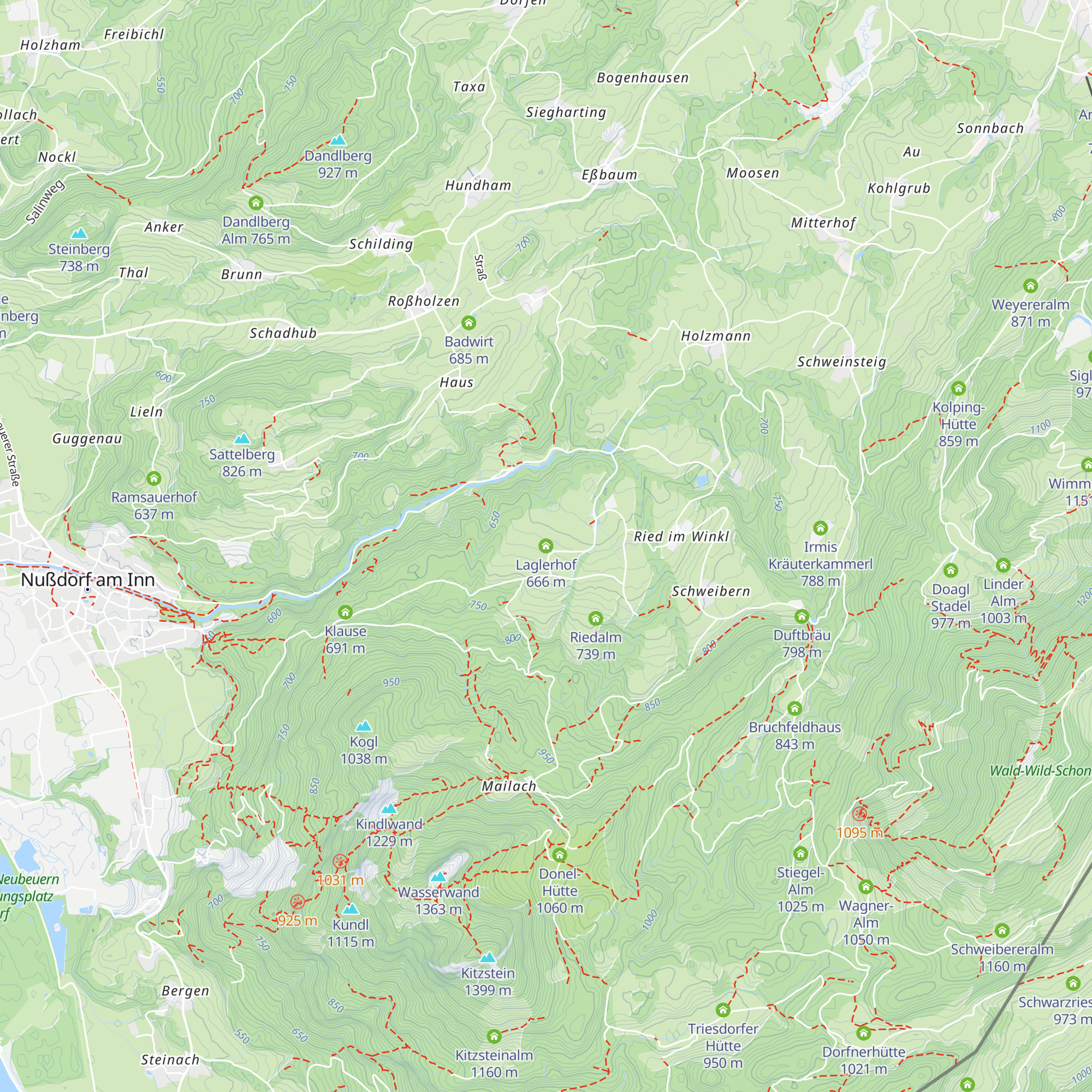 Laglerhof map