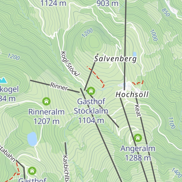 Map of Gasthof Stöcklalm