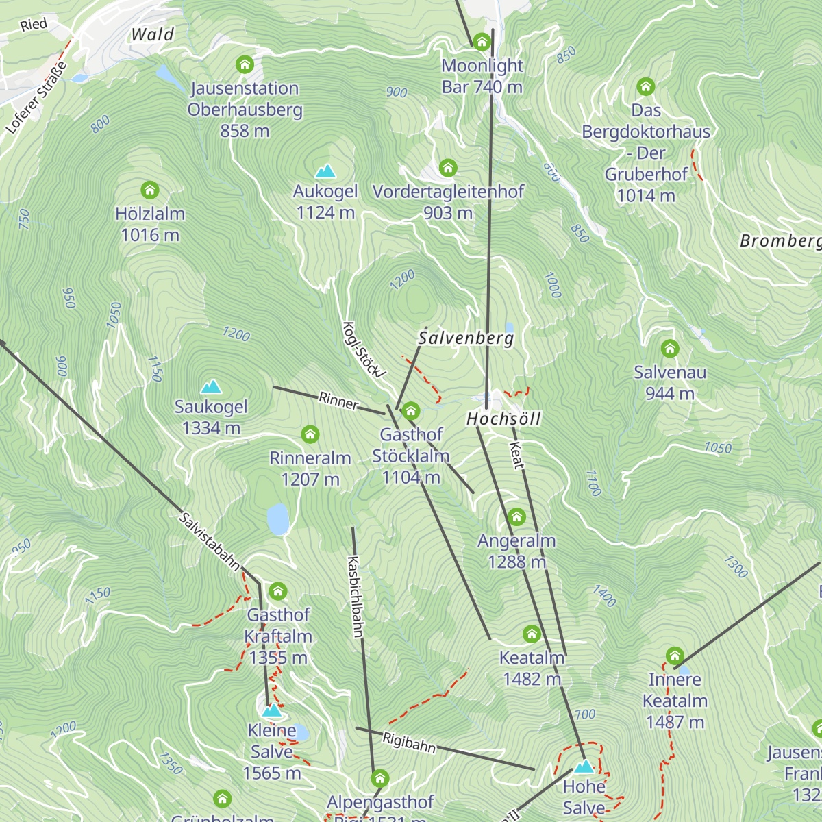 Gasthof Stöcklalm map