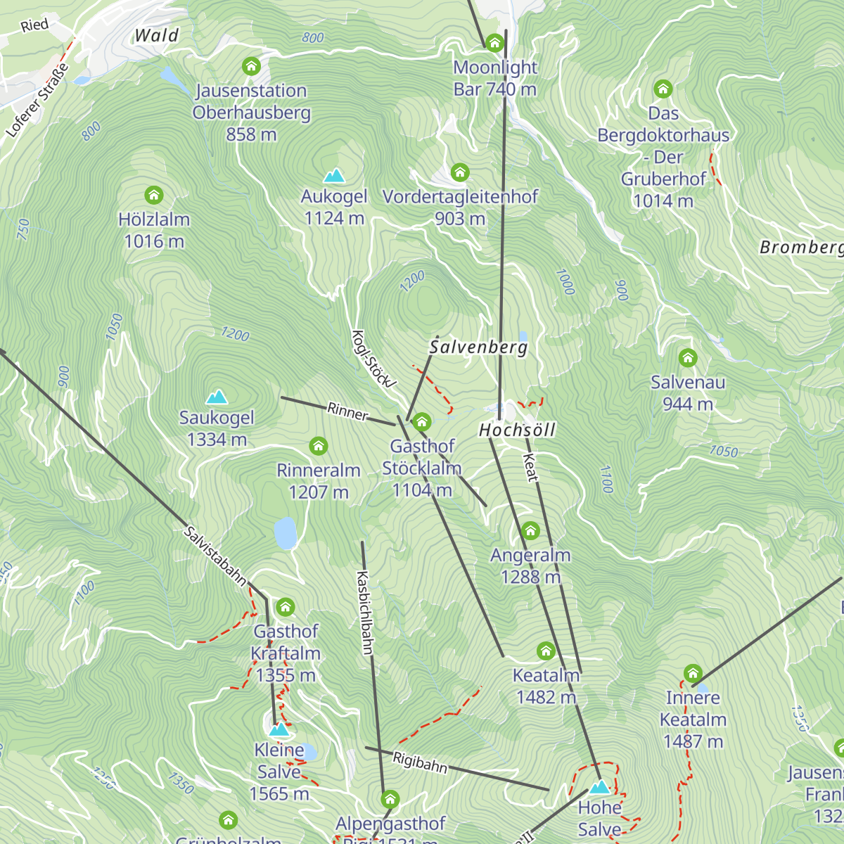 Gasthof Stöcklalm map