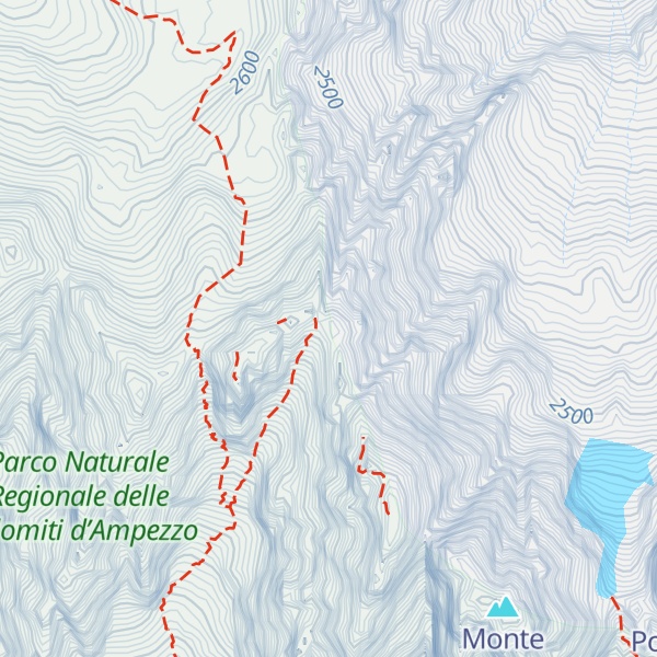 Map of Capanna Guido Lorenzi