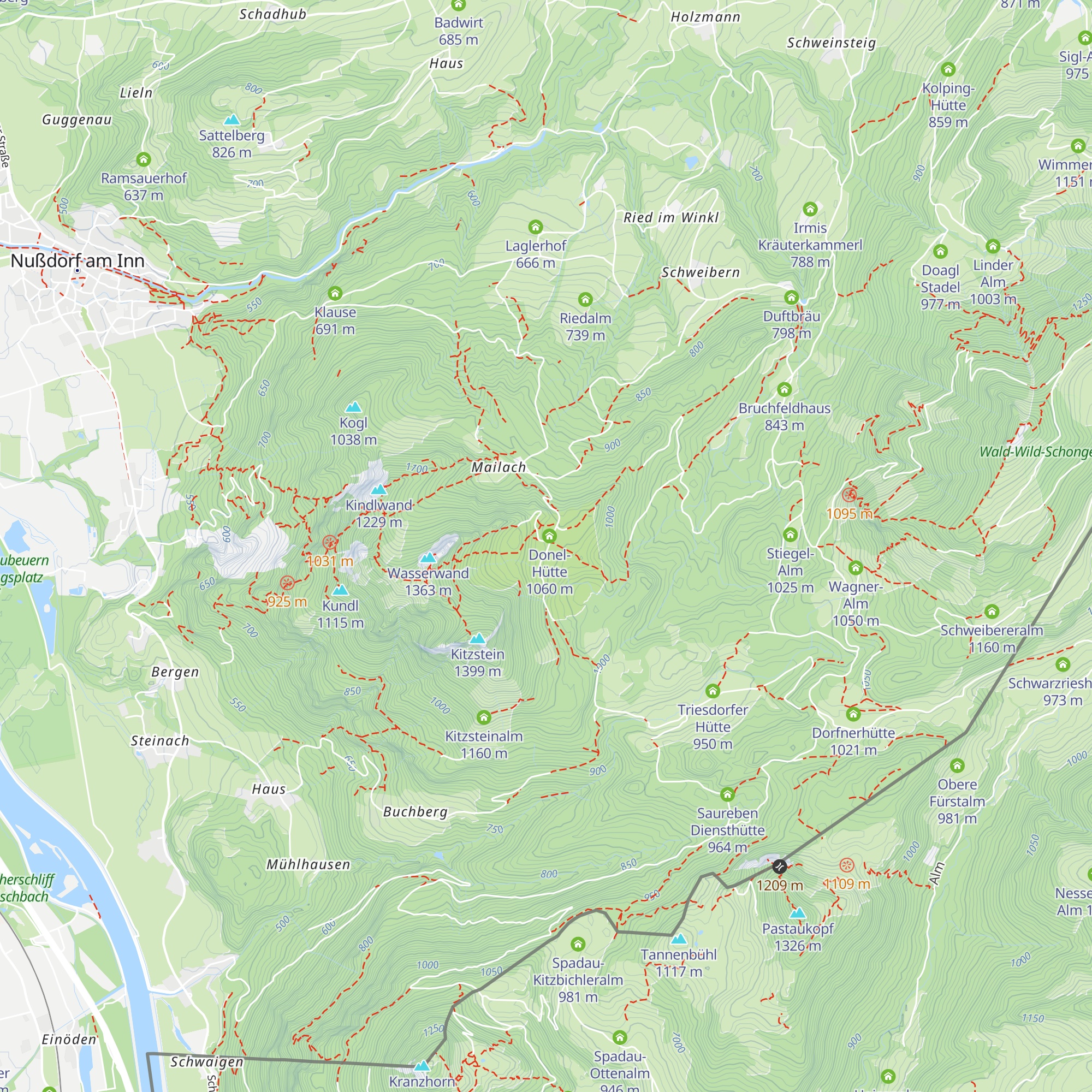 Lagler Hütte map