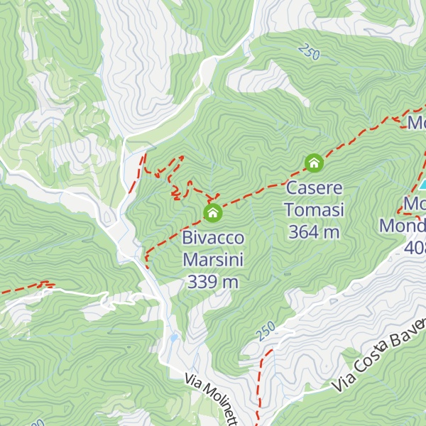 Map of Bivacco Marsini