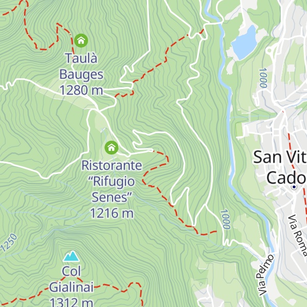 Map of Rifugio Larin