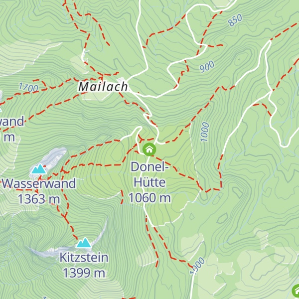 Map of Donel-Hütte