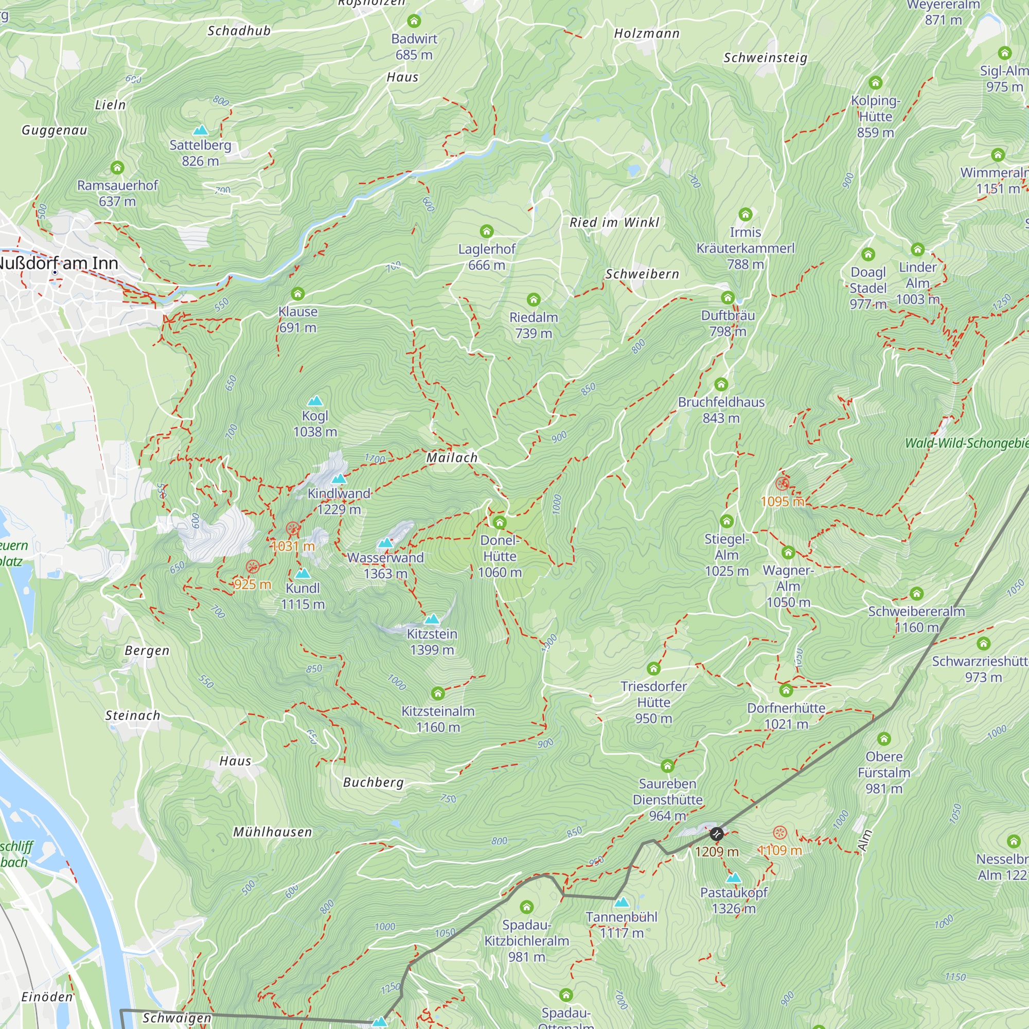 Sigl-Alm map