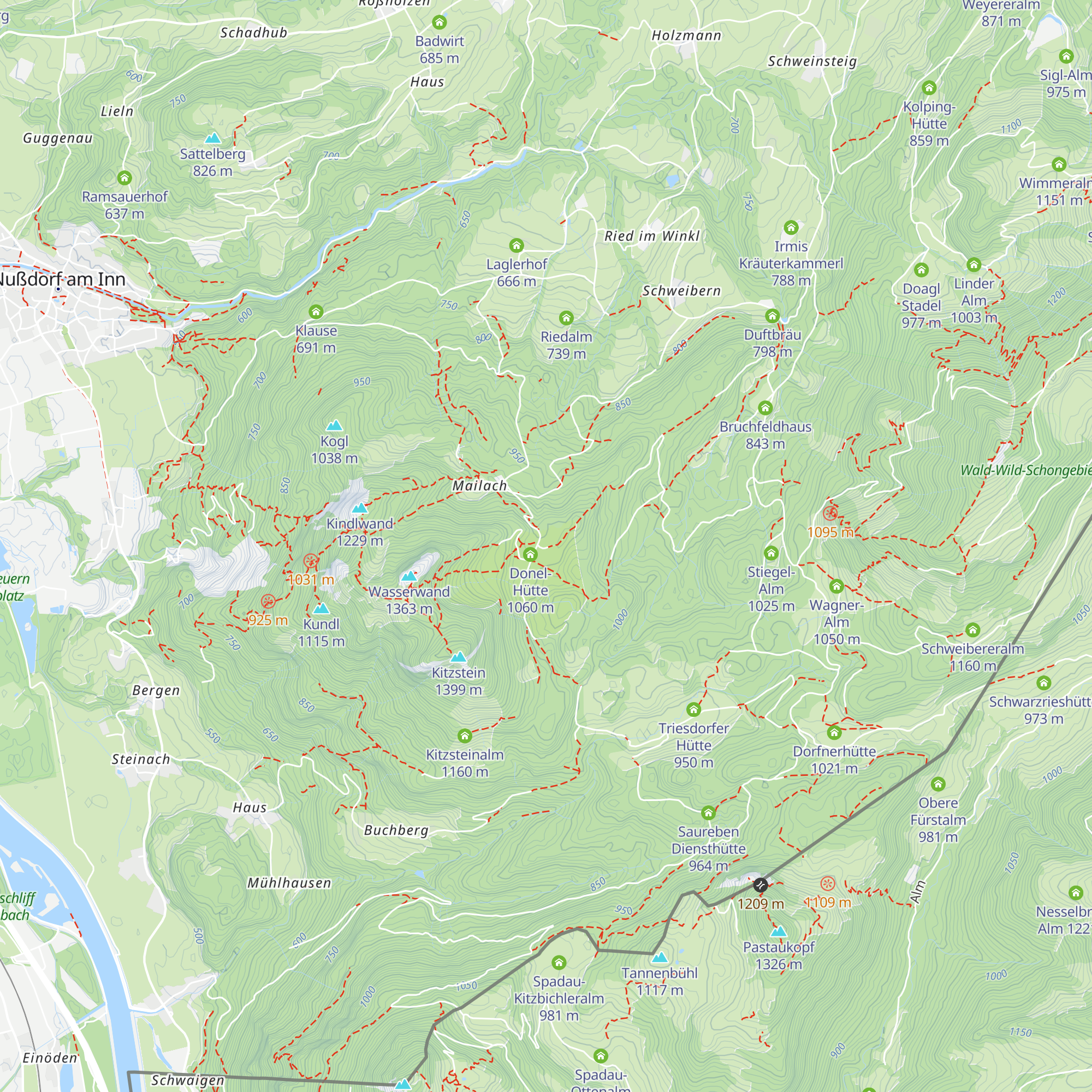 Sigl-Alm map