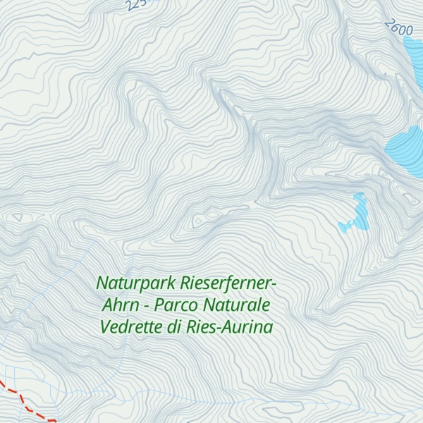 Map of Innere Hohe Warte (Sauspitze)