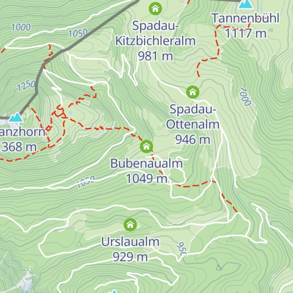 Map of Bubenaualm
