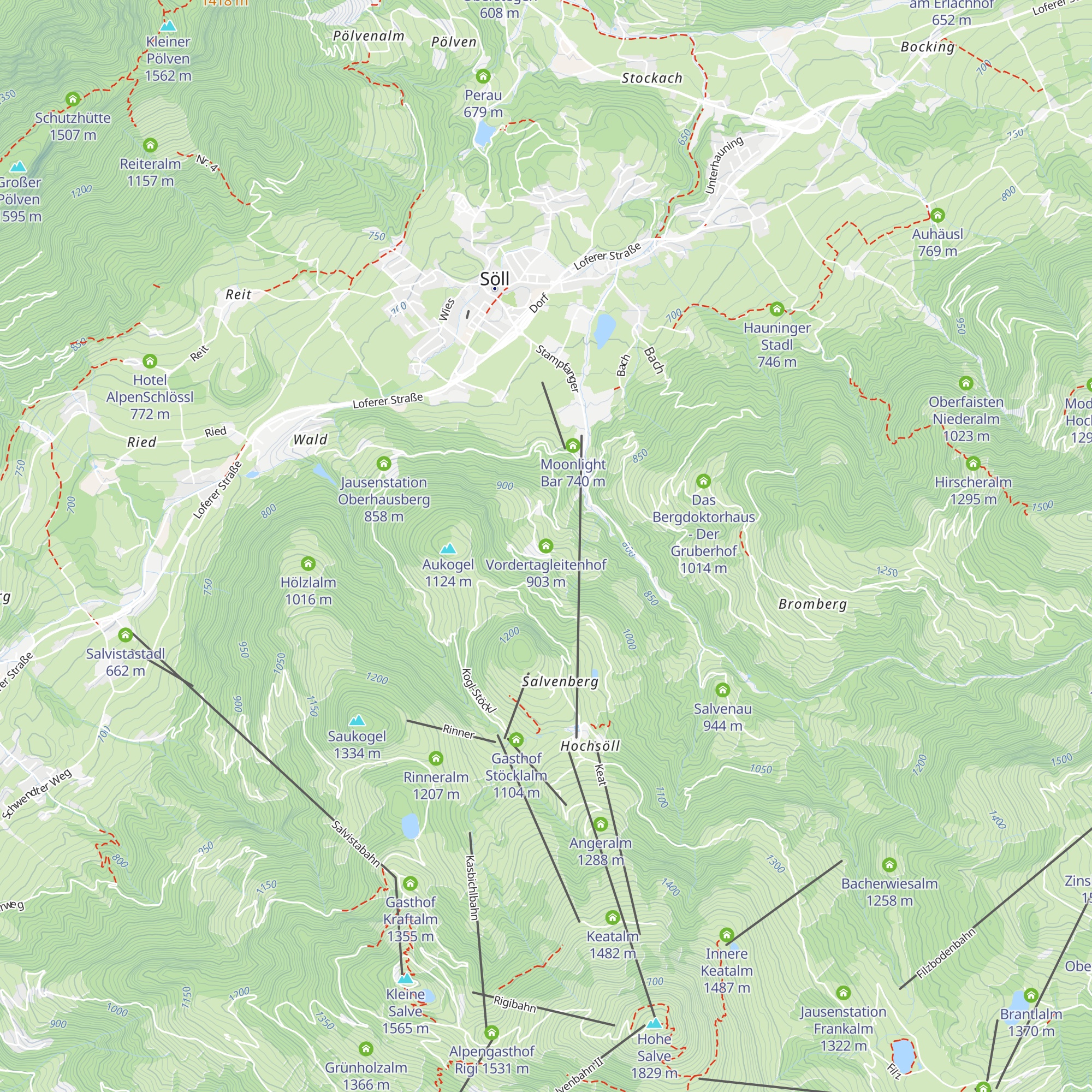 Vordertagleitenhof map