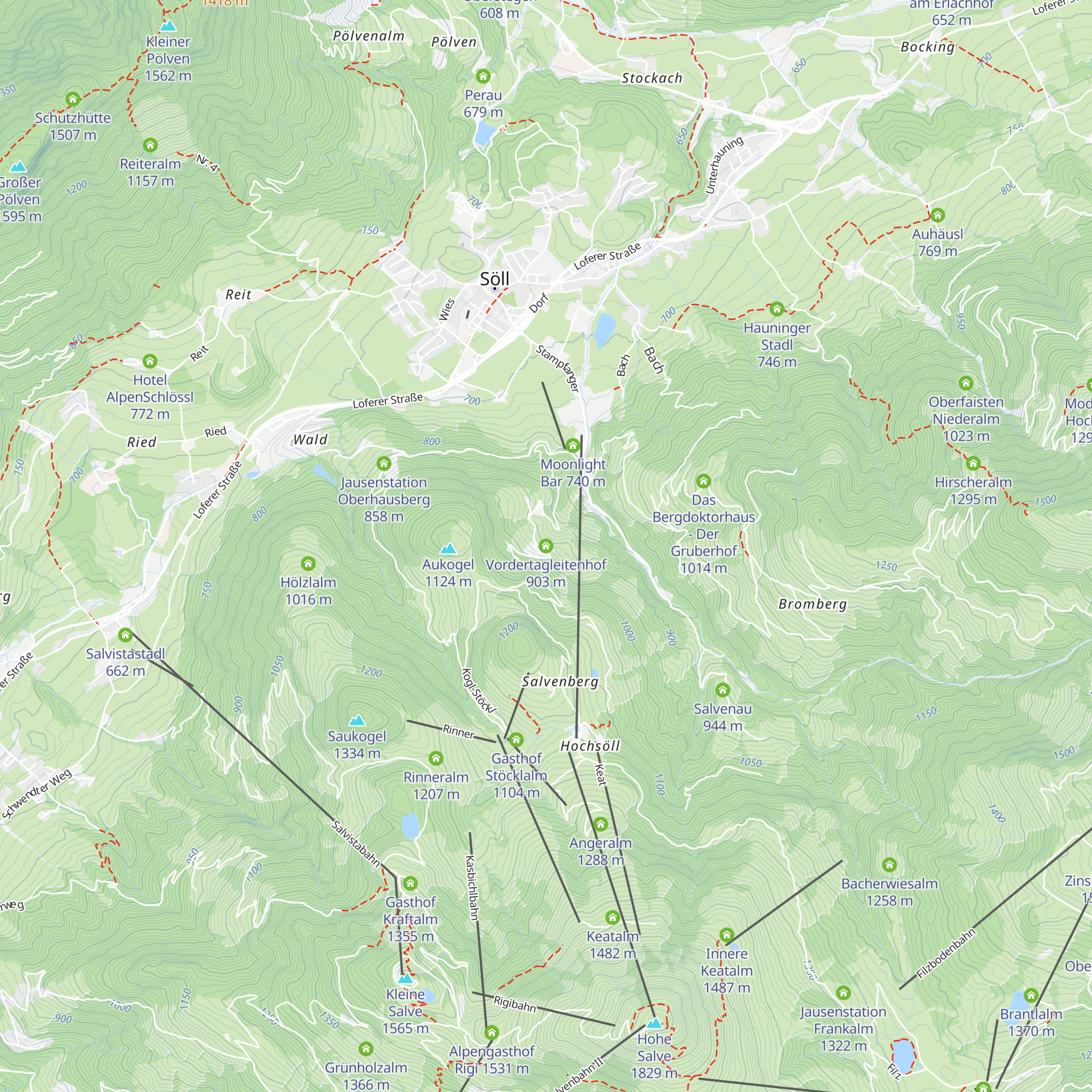 Vordertagleitenhof map