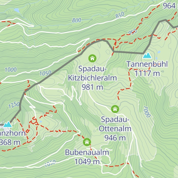 Map of Spadau-Polzalm