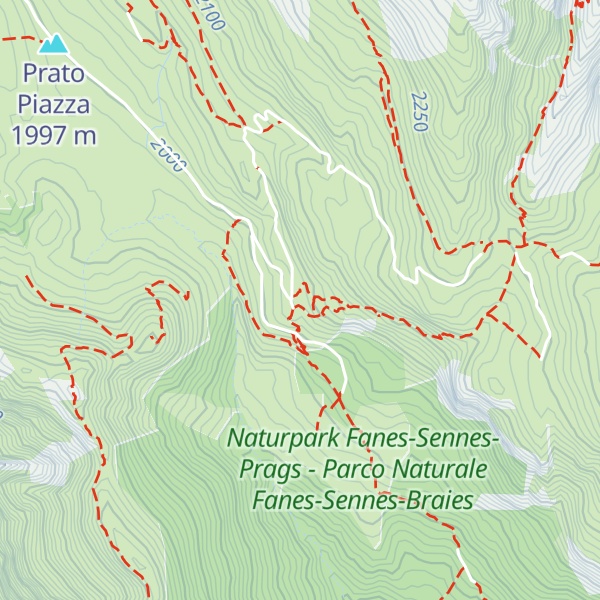 Map of Dürrensteinhütte - Rifugio di Vallandro