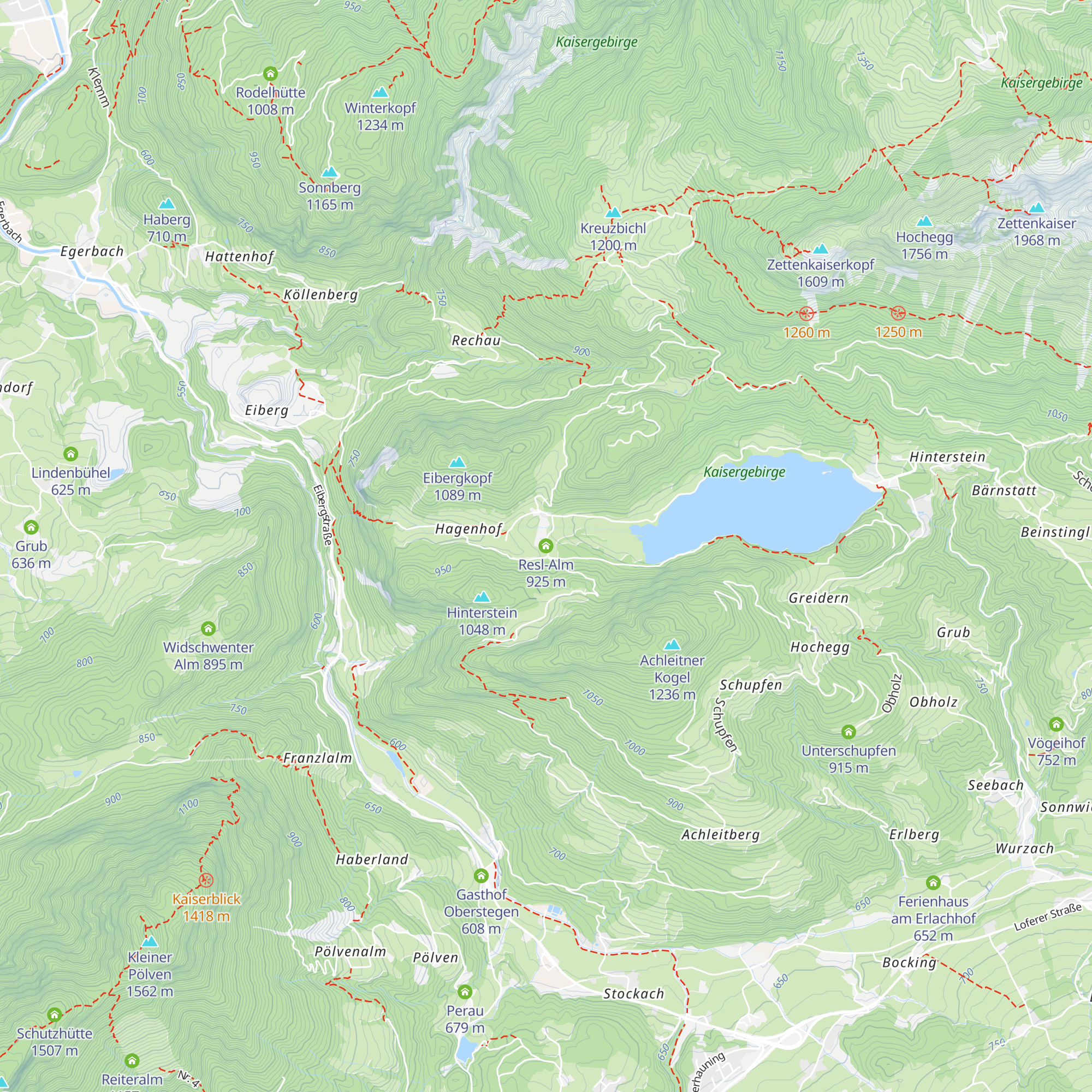 Resl-Alm map