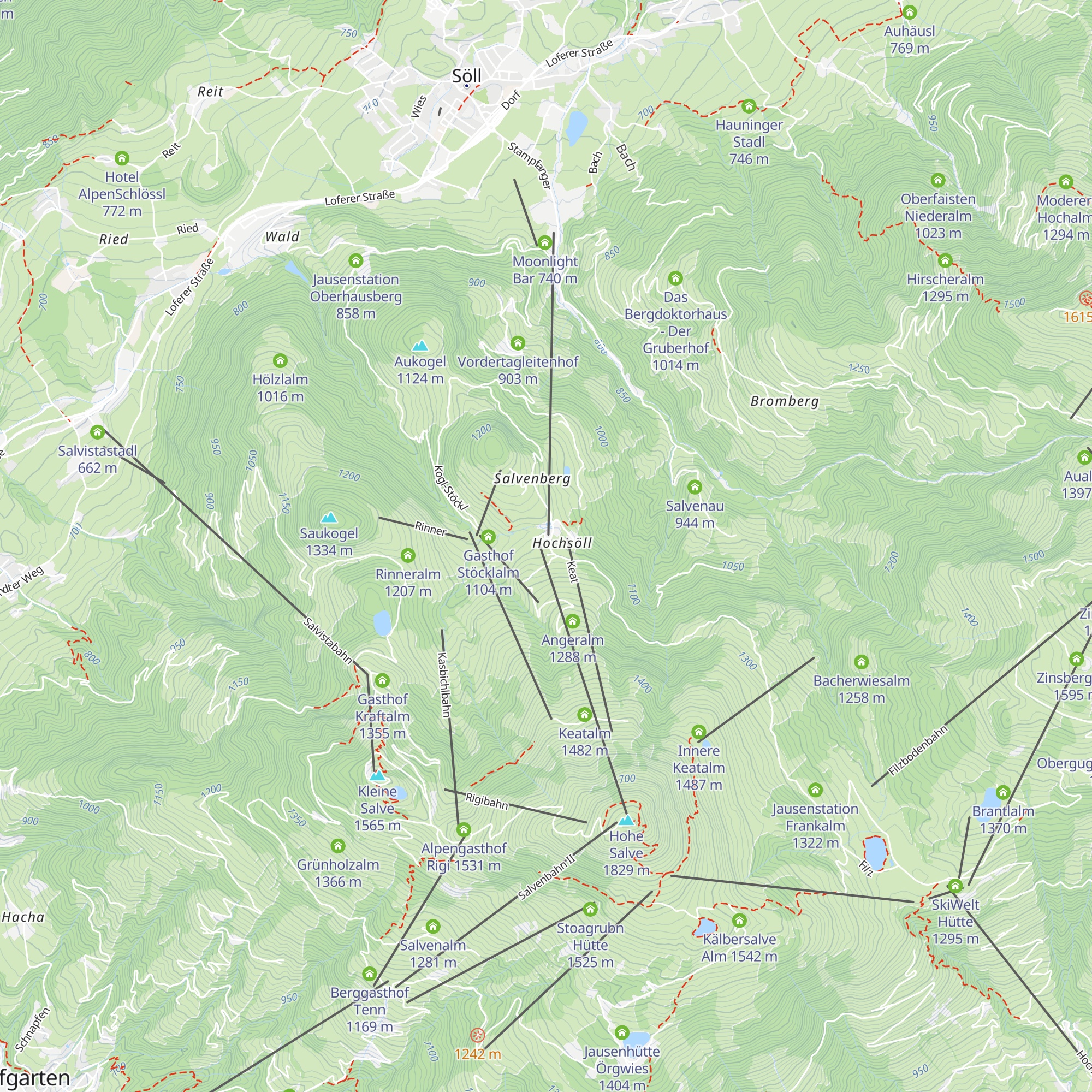 Bergrestaurant Gründlalm map
