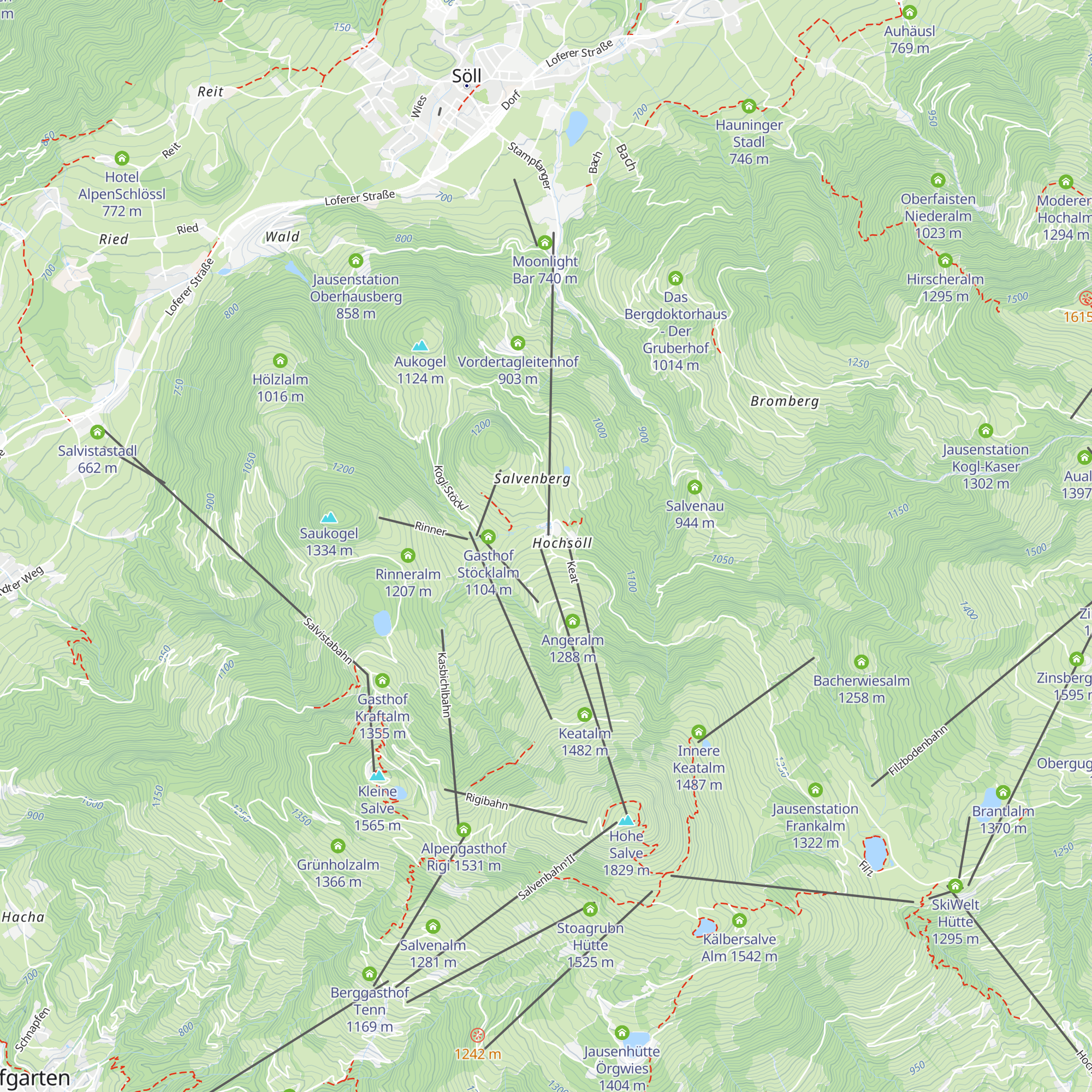Bergrestaurant Gründlalm map