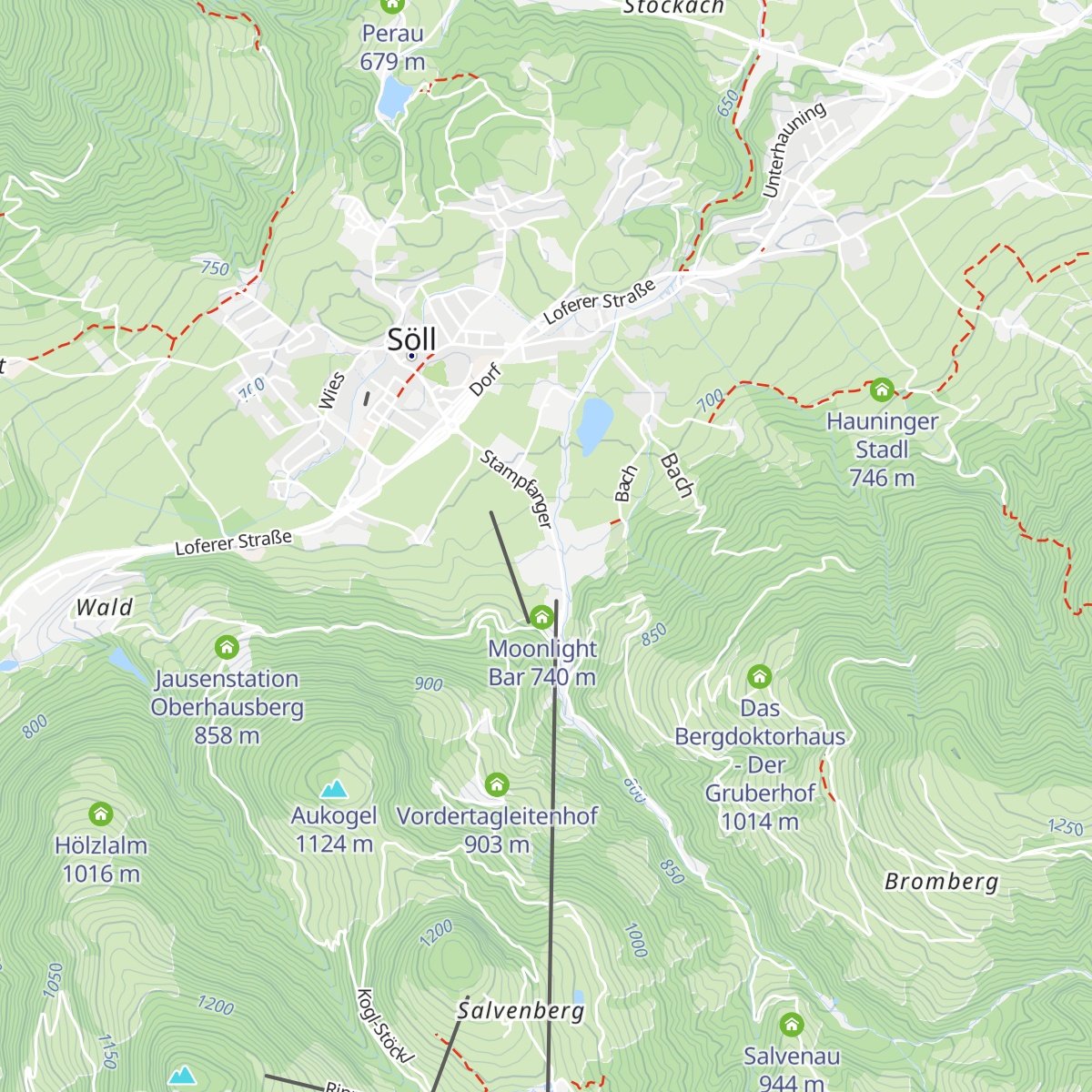 Après Ski & Restaurant Hexenalm map