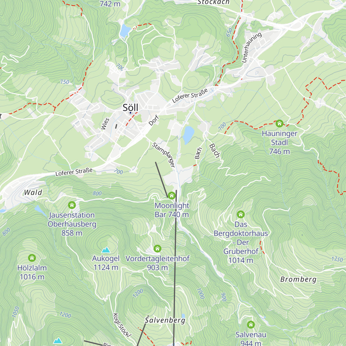 Après Ski & Restaurant Hexenalm map