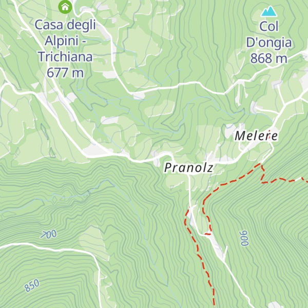 Map of Rifugio Pranolz