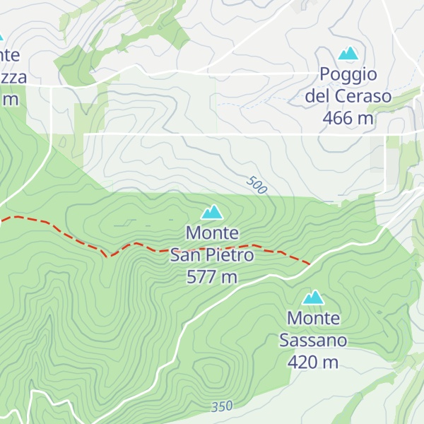 Map of Monte San Pietro