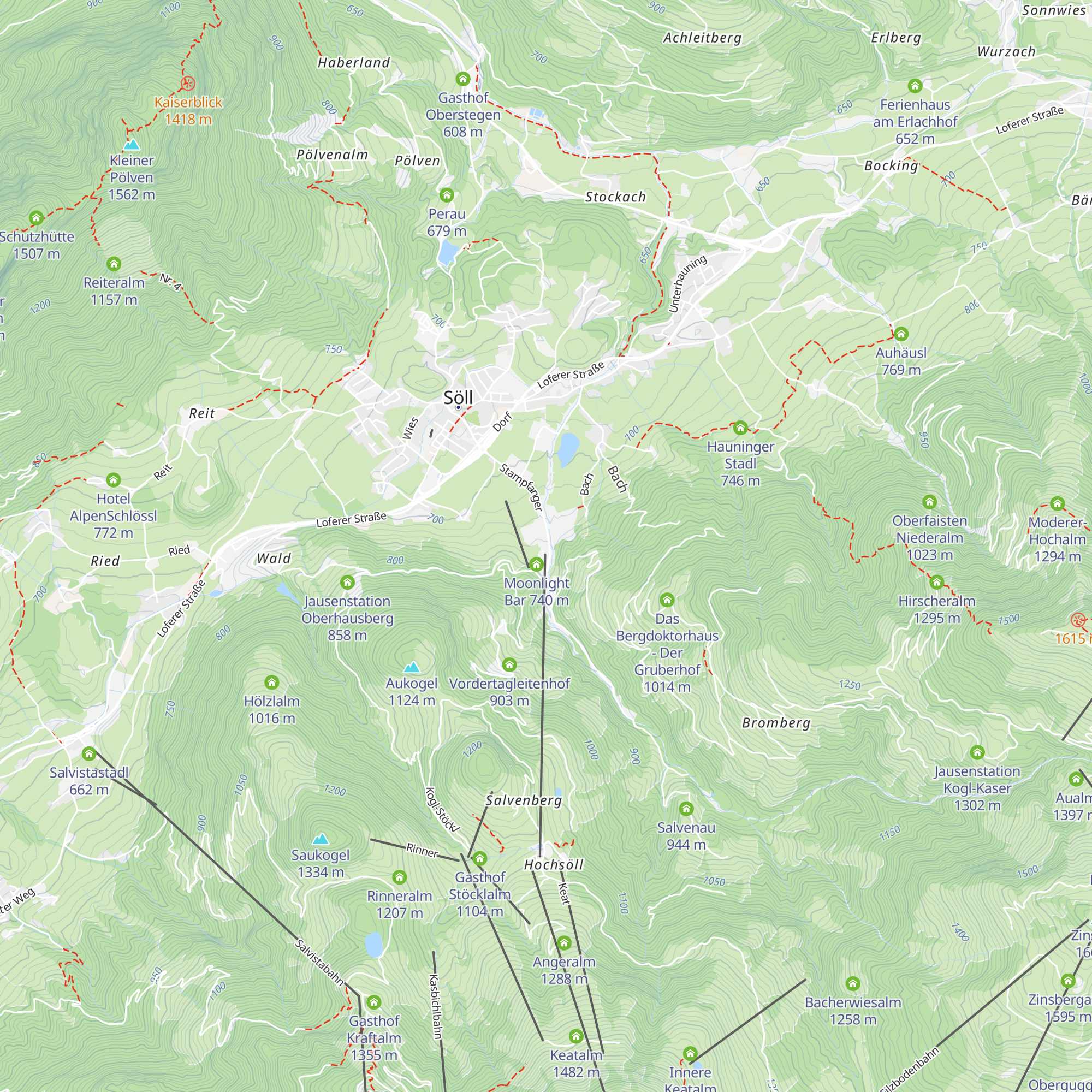 Der Bäck map
